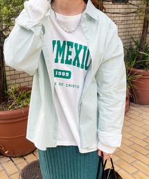 ストライプレギュラーカラーシャツ