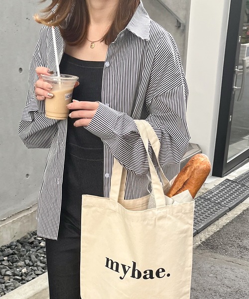 frunco(フランコ)の「ストライプレギュラーカラーシャツ(シャツ/ブラウス・レディース・ブルー/レッド/グリーン/パープル/ブラック/ネイビー・FREE)」の21枚目の写真