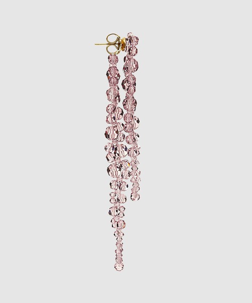 Simone Rocha（シモーネロシャ）の「LONG PIERCE THROUGH DRIP EARRING（ピアス（両耳用）・レディース・グリーン系その他/ライラック・ONE SIZE）」の3枚目の写真