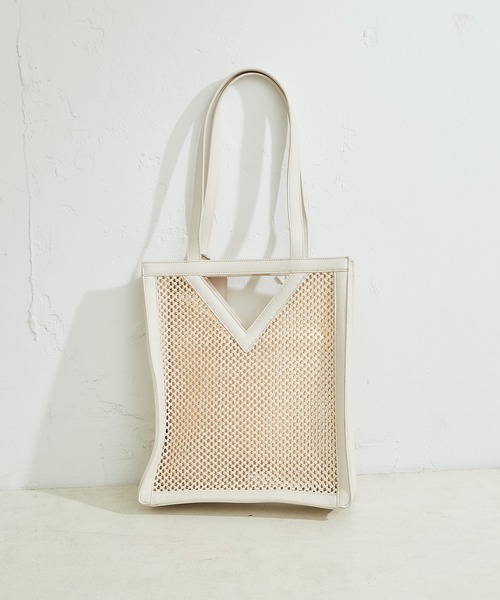 Chico（チコ）の「パスケース付パイピングメッシュトート（トートバッグ・レディース・ホワイト/ホワイト系その他/ミント・FREE）」の15枚目の写真