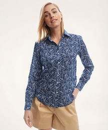BROOKS BROTHERS（ブルックスブラザーズ）の「コットン/リネン フラワープリントシャツ Classic Fit（シャツ/ブラウス）」
