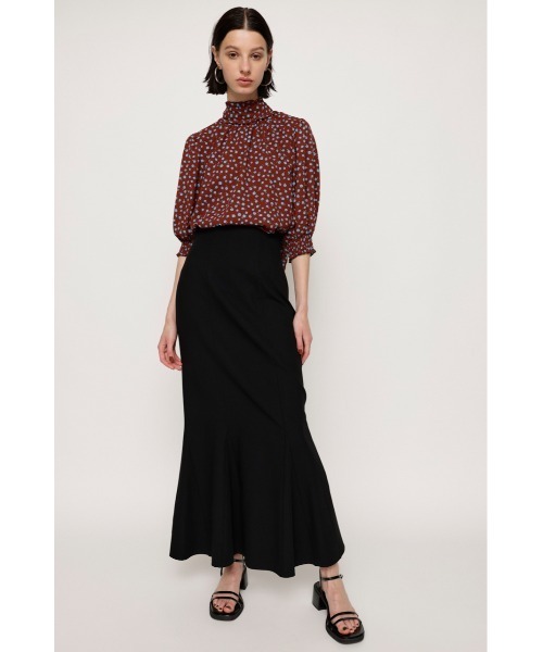 SLY(スライ)の「FLORETS CHIFFON BLOUSE フラワー シフォン ブラウス(シャツ/ブラウス・レディース・ブラウン系その他2/アイボリー・FREE)」の9枚目の写真
