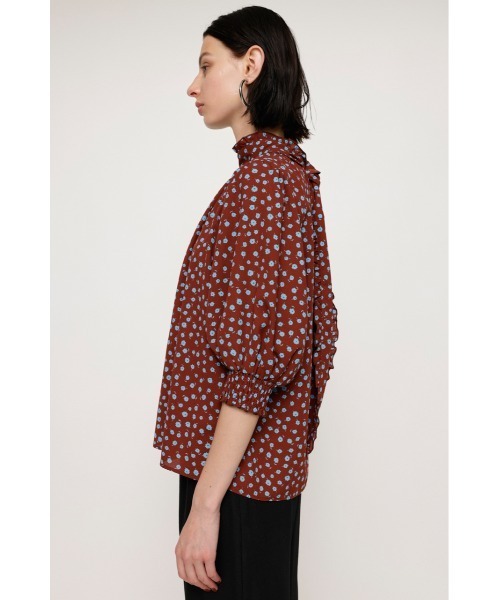 SLY(スライ)の「FLORETS CHIFFON BLOUSE フラワー シフォン ブラウス(シャツ/ブラウス・レディース・ブラウン系その他2/アイボリー・FREE)」の11枚目の写真