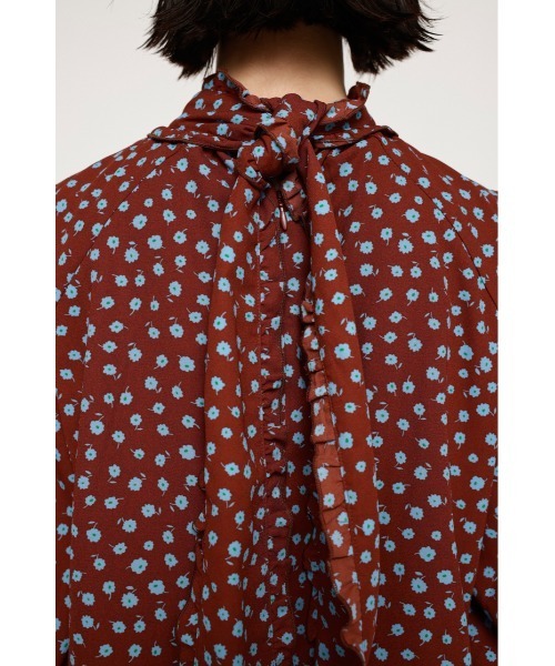 SLY(スライ)の「FLORETS CHIFFON BLOUSE フラワー シフォン ブラウス(シャツ/ブラウス・レディース・ブラウン系その他2/アイボリー・FREE)」の14枚目の写真
