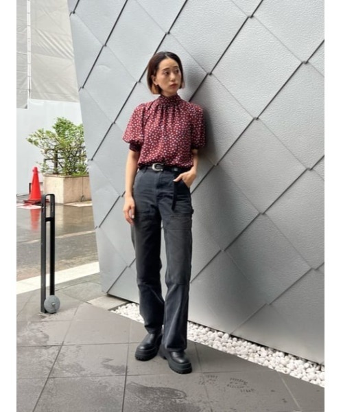 セール】FLORETS CHIFFON BLOUSE フラワー シフォン ブラウス