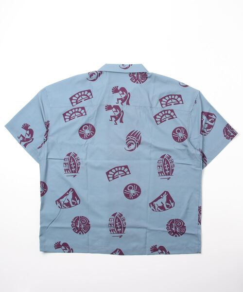 AVIREX(アヴィレックス)の「【直営店限定】半袖 シャツ ホピ / S/S SHIRT HOPI / アヴィレックス / AVIREX(シャツ/ブラウス・レディース・ベージュ/グレー・MEDIUM/LARGE)」の3枚目の写真