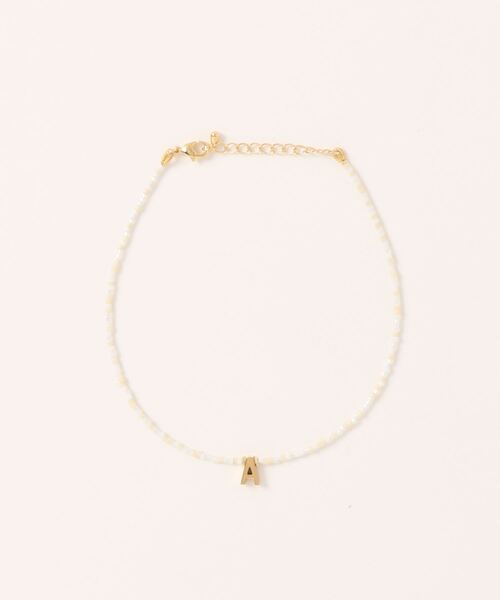 SLOBE IENA SLOBE アンクレット　新品 SLOBE IENA アンクレット beads ロゴアンクレット : ZOZOTOWN