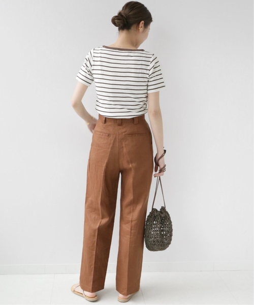 MILLER(ミラー)の「《追加》別注【MILLER/ミラー】*RELUME* S/S TEE:カットソー(Tシャツ/カットソー・レディース・ブラック/ブラウン/ネイビー・FREE)」の9枚目の写真