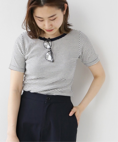 MILLER(ミラー)の「《追加》別注【MILLER/ミラー】*RELUME* S/S TEE:カットソー(Tシャツ/カットソー・レディース・ブラック/ブラウン/ネイビー・FREE)」の20枚目の写真