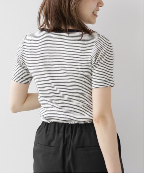MILLER(ミラー)の「《追加》別注【MILLER/ミラー】*RELUME* S/S TEE:カットソー(Tシャツ/カットソー・レディース・ブラック/ブラウン/ネイビー・FREE)」の22枚目の写真