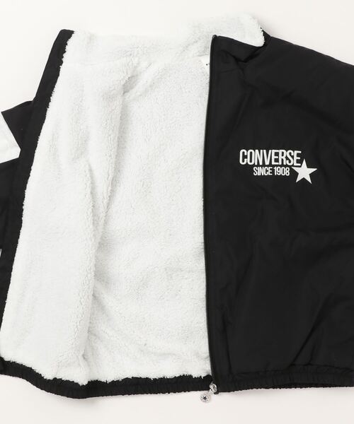 CONVERSE(コンバース)の「CONVERSE/コンバース キッズ 裏ボアジャケット(その他アウター・キッズ・ブラック/ブルー系その他・130/140/150/160)」の4枚目の写真