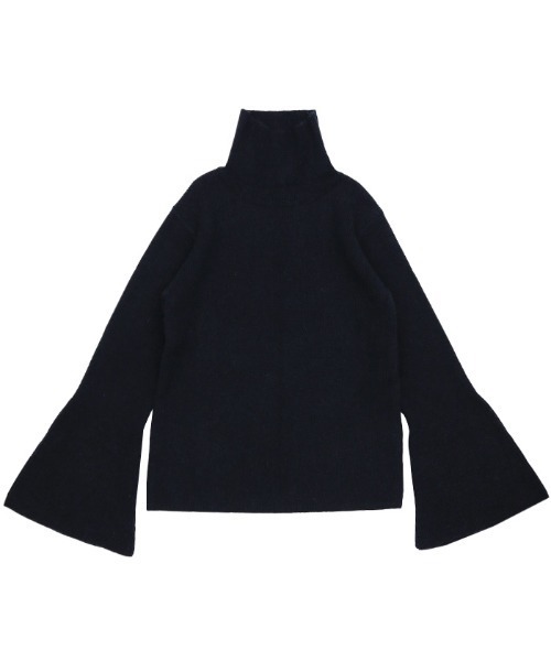 select MOCA（セレクトモカ）の「アルパカタッチフレアスリーブタートルニット（ニット/セーター・レディース・ブラック/アイボリー/モカ・FREE）」の21枚目の写真