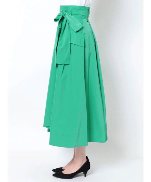 MERCURYDUO(マーキュリーデュオ)の「【To/】ラップ風タフタボリュームスカート(スカート・レディース・ブラウン/グリーン/アイボリー・SMALL/MEDIUM)」の12枚目の写真