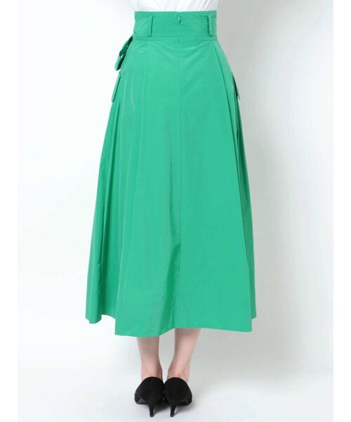 MERCURYDUO(マーキュリーデュオ)の「【To/】ラップ風タフタボリュームスカート(スカート・レディース・ブラウン/グリーン/アイボリー・SMALL/MEDIUM)」の8枚目の写真