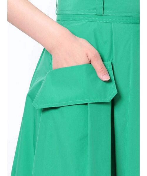 MERCURYDUO(マーキュリーデュオ)の「【To/】ラップ風タフタボリュームスカート(スカート・レディース・ブラウン/グリーン/アイボリー・SMALL/MEDIUM)」の10枚目の写真