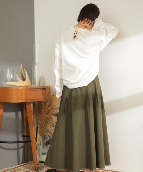 mici（ミチ）の「(mici)フリルプルオーバー（スウェット・レディース・ブラウン/ブルー/ホワイト系その他・ONE SIZE）」の5枚目の写真