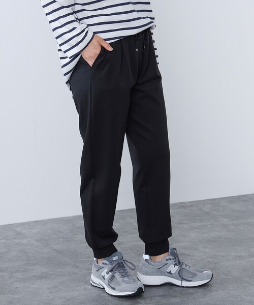 BEAMS HEART（ビームスハート）の「BEAMS HEART / 裾リブ イージーパンツ（その他パンツ・レディース・ブラック/ベージュ/オリーブ・SMALL/MEDIUM）」の4枚目の写真