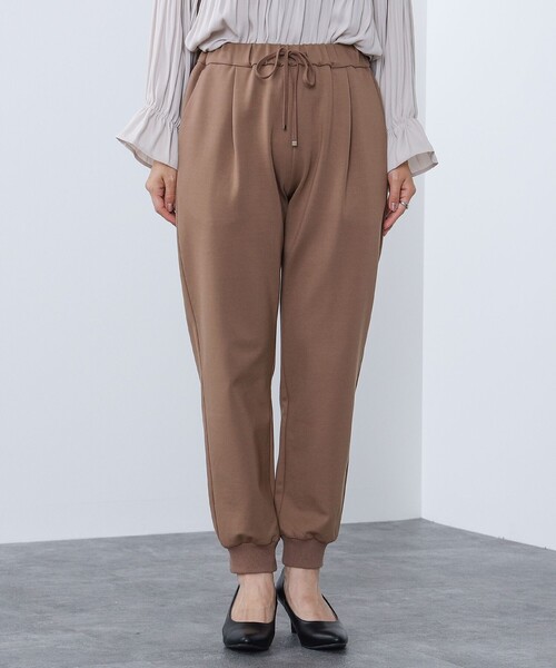 BEAMS HEART（ビームスハート）の「BEAMS HEART / 裾リブ イージーパンツ（その他パンツ・レディース・ブラック/ベージュ/オリーブ・SMALL/MEDIUM）」の13枚目の写真