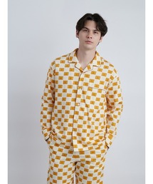 gelato pique（ジェラートピケ）の「【HOMME】ビスケット柄パジャマシャツ（ルームウェア/パジャマ）」