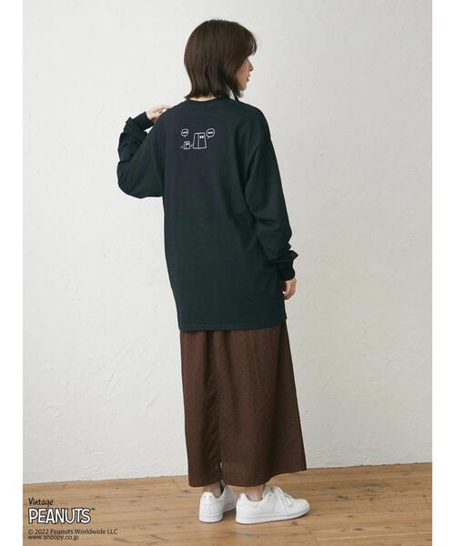 Green Parks(グリーンパークス)の「ドットナロースカート(スカート・レディース・ブラック/アイボリー/ブラウン・FREE)」の10枚目の写真