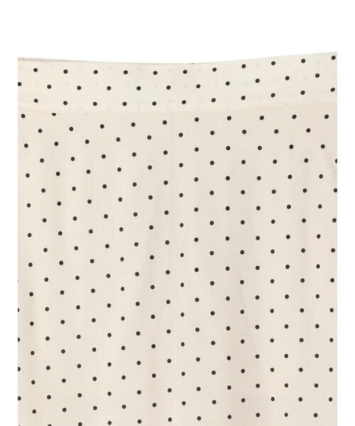 Green Parks(グリーンパークス)の「ドットナロースカート(スカート・レディース・ブラック/アイボリー/ブラウン・FREE)」の17枚目の写真