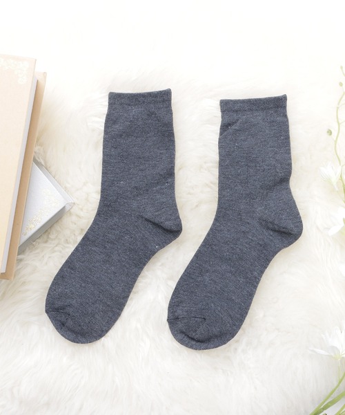 Lace Ladies（レースレディース）の「【10色組】無地クルーソックスセット（ソックス/靴下・レディース・マルチ・FREE）」の3枚目の写真