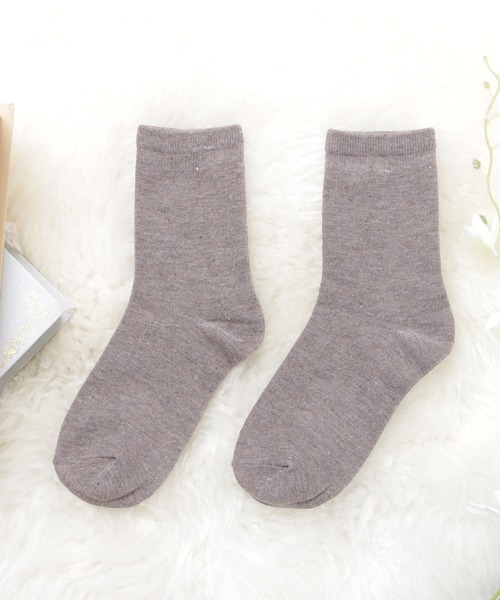 Lace Ladies（レースレディース）の「【10色組】無地クルーソックスセット（ソックス/靴下・レディース・マルチ・FREE）」の7枚目の写真