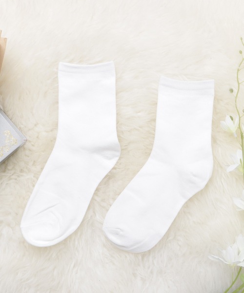 Lace Ladies（レースレディース）の「【10色組】無地クルーソックスセット（ソックス/靴下・レディース・マルチ・FREE）」の10枚目の写真