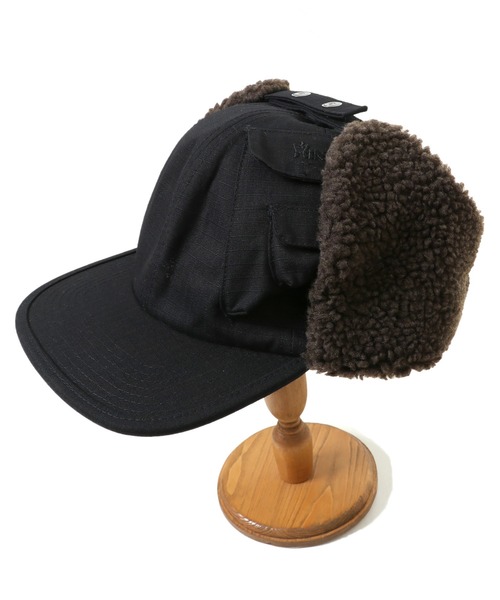 KRIFF MAYER（クリフメイヤー）の「HINOKOボアCAP（キャップ・メンズ・オリーブ/ブラウン/チャコール・FREE）」の13枚目の写真