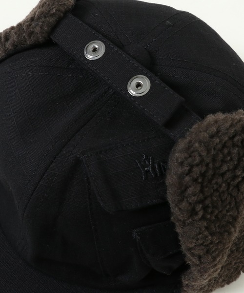 KRIFF MAYER（クリフメイヤー）の「HINOKOボアCAP（キャップ・メンズ・オリーブ/ブラウン/チャコール・FREE）」の8枚目の写真