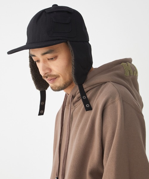 KRIFF MAYER（クリフメイヤー）の「HINOKOボアCAP（キャップ・メンズ・オリーブ/ブラウン/チャコール・FREE）」の16枚目の写真