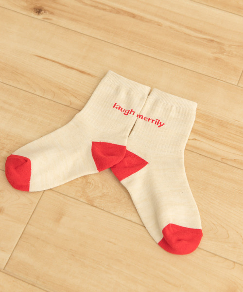 URBAN RESEARCH DOORS（アーバンリサーチドアーズ）の「バックロゴ杢カラーソックス(KIDS)（ソックス/靴下・キッズ・グレー/ナチュラル・16-18/19-21cm）」の6枚目の写真