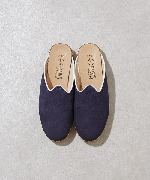 BEARDSLEY（ビアズリー）の「《SAANAS》ミュール（スリッポン・レディース・ネイビー・35/36/39/37）」の4枚目の写真