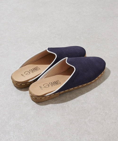 BEARDSLEY（ビアズリー）の「《SAANAS》ミュール（スリッポン・レディース・ネイビー・35/36/39/37）」の3枚目の写真