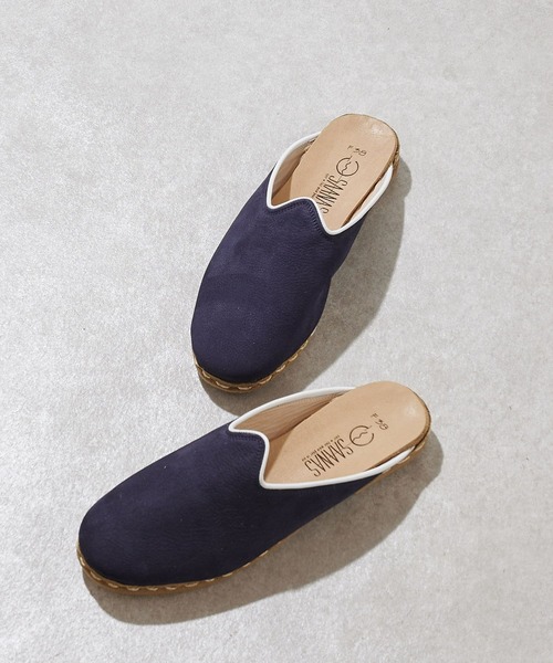 BEARDSLEY（ビアズリー）の「《SAANAS》ミュール（スリッポン・レディース・ネイビー・35/36/39/37）」の6枚目の写真