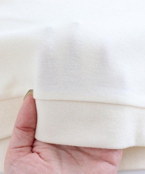 lulpini（ルルピー二）の「kids ポンチフリルドッキングプルオーバー（パーカー・キッズ・アイボリー/ブラック/ブルー・S/M/L）」の9枚目の写真