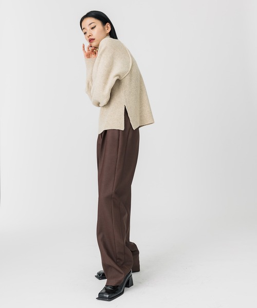 UNITED TOKYO(ユナイテッドトウキョウ)の「ボリュームボレロニット(ニット/セーター・レディース・ブラック/ベージュ/グリーン/インディゴブルー・FREE)」の6枚目の写真