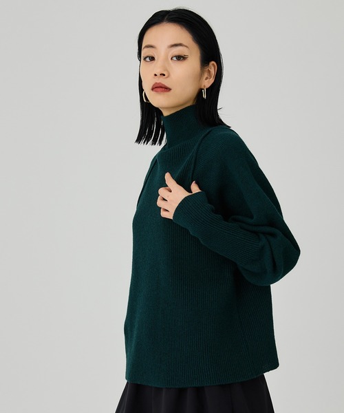 UNITED TOKYO(ユナイテッドトウキョウ)の「ボリュームボレロニット(ニット/セーター・レディース・ブラック/ベージュ/グリーン/インディゴブルー・FREE)」の15枚目の写真