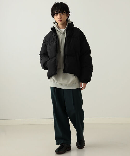 BeAMS DOT（ビームスドット）の「【WEB限定】BeAMS DOT / アーチ刺繍 パーカー（スウェット・メンズ・グレー/グリーン・MEDIUM/LARGE）」の11枚目の写真