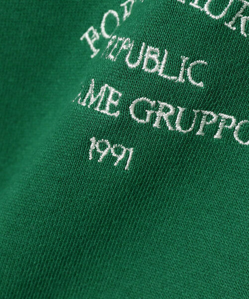 BeAMS DOT（ビームスドット）の「【WEB限定】BeAMS DOT / アーチ刺繍 パーカー（スウェット・メンズ・グレー/グリーン・MEDIUM/LARGE）」の17枚目の写真