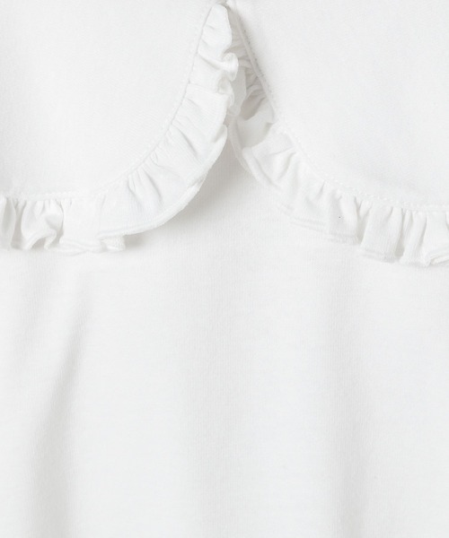 LOWRYS FARM（ローリーズファーム）の「フリルカラーカットロングスリーブ　135929（Tシャツ/カットソー・キッズ・ブラック/パープル/オフホワイト/グリーン・110cm/120cm/130cm/140cm/150cm）」の17枚目の写真