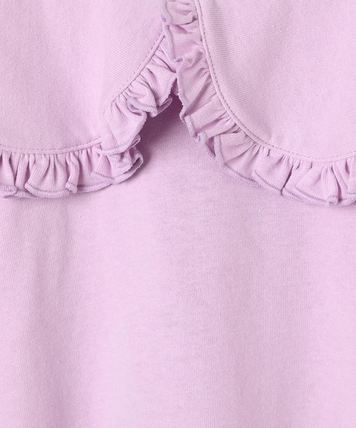 LOWRYS FARM（ローリーズファーム）の「フリルカラーカットロングスリーブ　135929（Tシャツ/カットソー・キッズ・ブラック/パープル/オフホワイト/グリーン・110cm/120cm/130cm/140cm/150cm）」の18枚目の写真