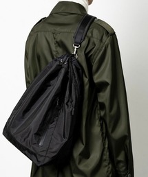 ARULE | 『ARULE/アルール』巾着口 止水ZIPバケットバッグ  ショルダーバッグ リュック【Y】【CN】(ショルダーバッグ)