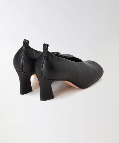 BEAUTY&YOUTH UNITED ARROWS（ビューティーアンドユースユナイテッドアローズ）の「レザー センターライン スクエアトゥ パンプス（パンプス・レディース・ブラック/モカ・38/36/37/36h/37h）」の7枚目の写真