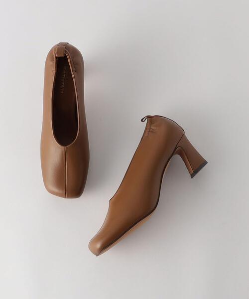 BEAUTY&YOUTH UNITED ARROWS（ビューティーアンドユースユナイテッドアローズ）の「レザー センターライン スクエアトゥ パンプス（パンプス・レディース・ブラック/モカ・38/36/37/36h/37h）」の10枚目の写真