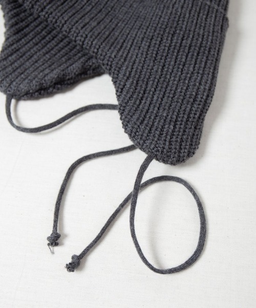 RACAL（ラカル）の「【Racal】Ear knit cap（ニットキャップ/ビーニー・メンズ・ブラック/ブルー/グレー/アイボリー・FREE）」の17枚目の写真