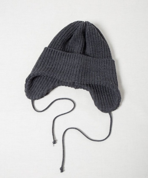 RACAL（ラカル）の「【Racal】Ear knit cap（ニットキャップ/ビーニー・メンズ・ブラック/ブルー/グレー/アイボリー・FREE）」の18枚目の写真