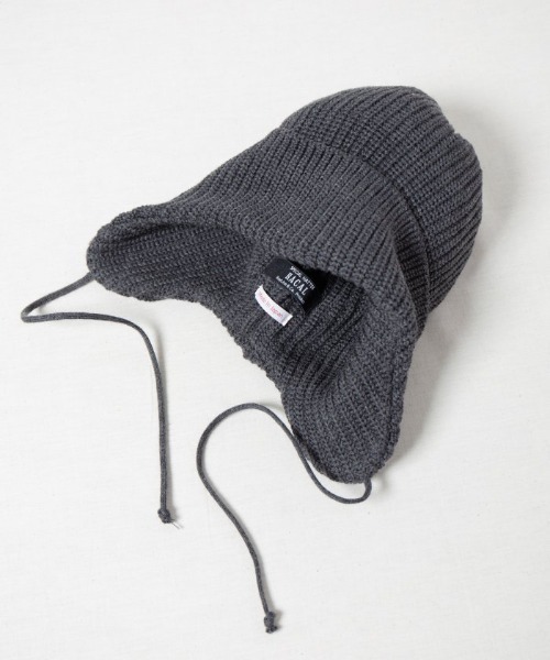 RACAL（ラカル）の「【Racal】Ear knit cap（ニットキャップ/ビーニー・メンズ・ブラック/ブルー/グレー/アイボリー・FREE）」の19枚目の写真