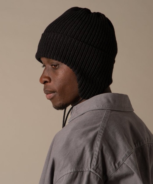 RACAL（ラカル）の「【Racal】Ear knit cap（ニットキャップ/ビーニー・メンズ・ブラック/ブルー/グレー/アイボリー・FREE）」の11枚目の写真
