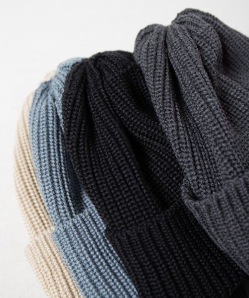 RACAL（ラカル）の「【Racal】Ear knit cap（ニットキャップ/ビーニー・メンズ・ブラック/ブルー/グレー/アイボリー・FREE）」の6枚目の写真